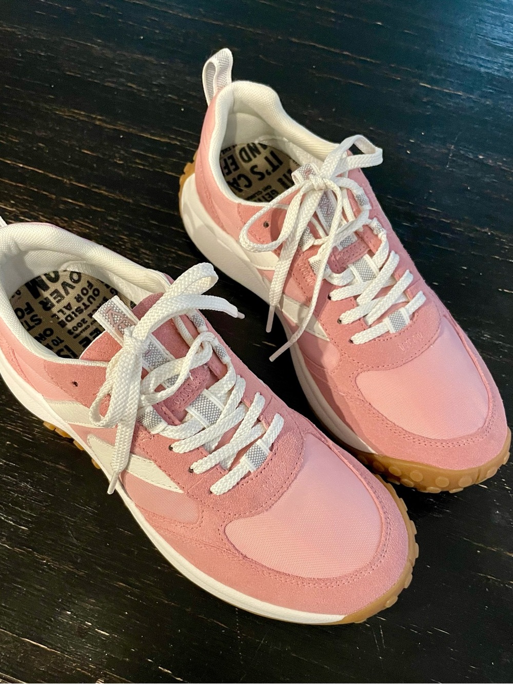 Keen Pink and White Women's Athletic Shoes